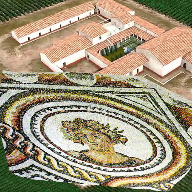Villa Loupian - Musee de Site Gallo-Romain, Mosaique