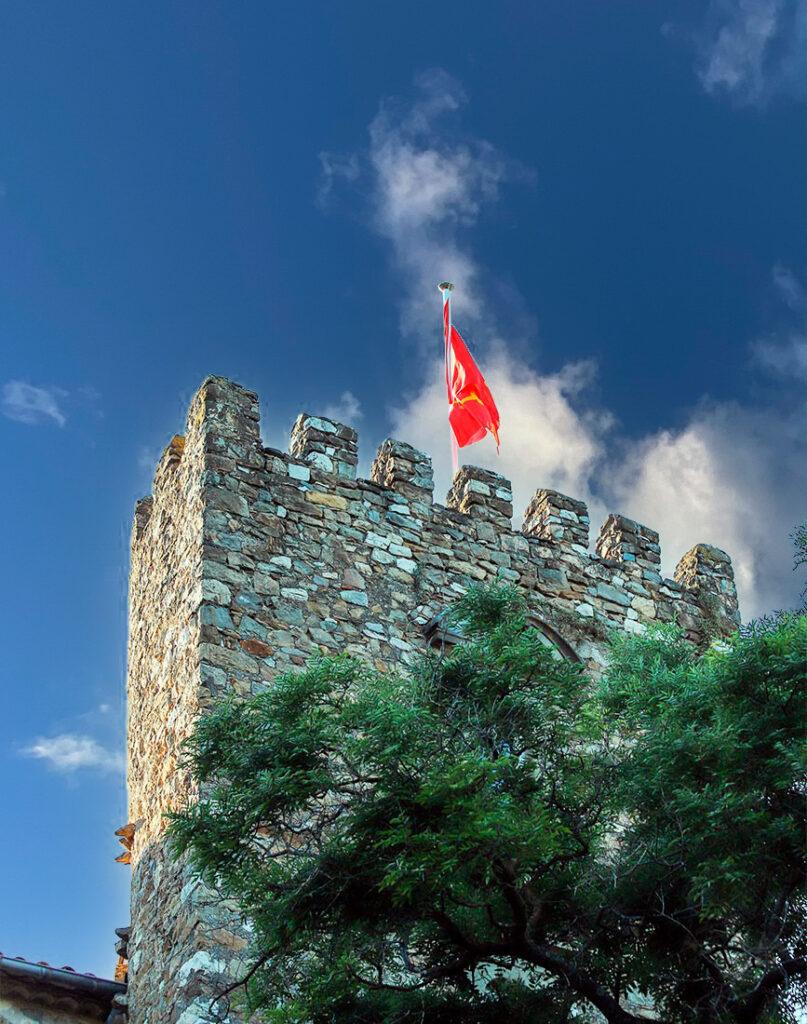 Vue de la Tour du Château d'Agel