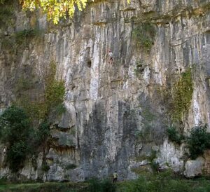 Séminaires au Château de Saint-Jean-du-Gard, Escalade